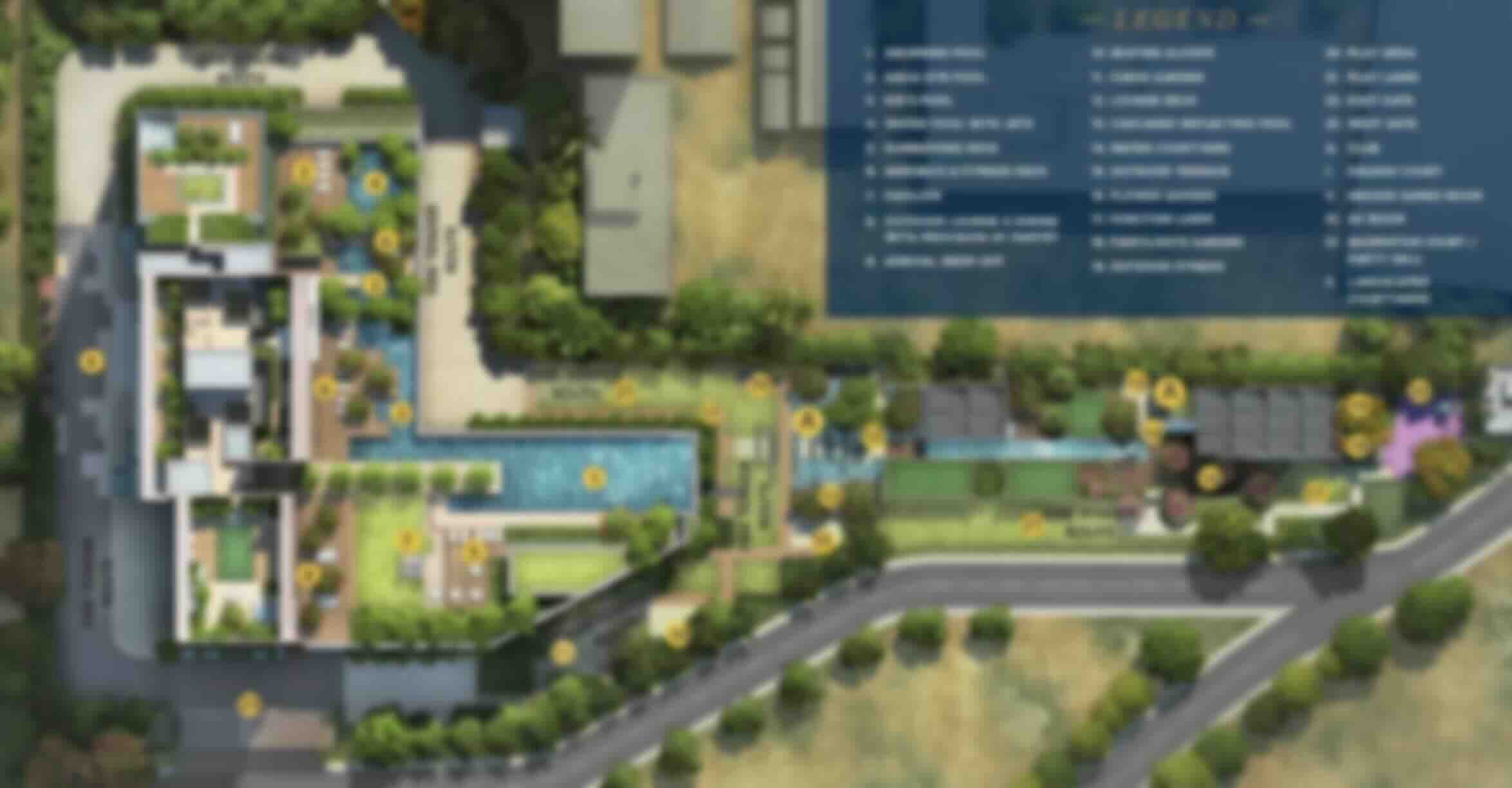 Sattva Mylasandra master plan layout, 19.16 acres with 11 towers